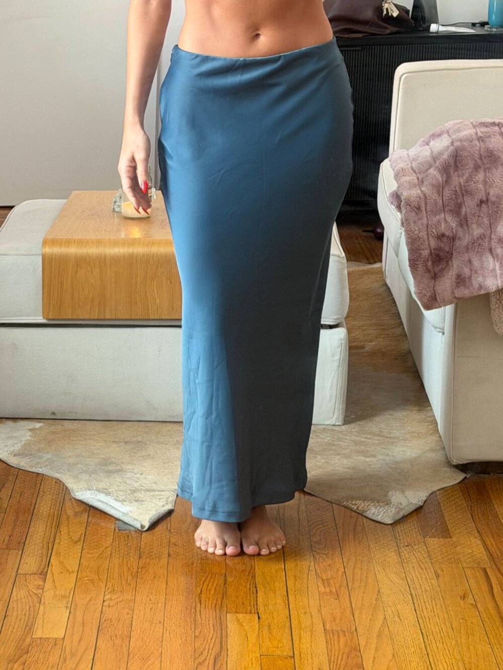 Urban Outfitters Satin Maxi Skirt - Picture 5 of 5